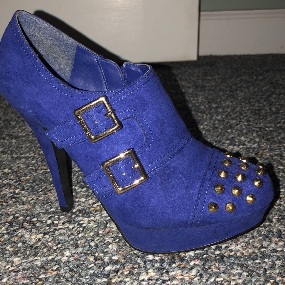 Guess Royal Blue / Gold heels